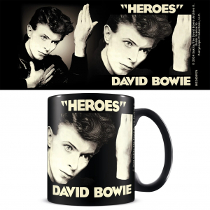 David Bowie - Heroes Black Pod Mug in der Gruppe MERCHANDISE / Merch / Pop-Rock bei Bengans Skivbutik AB (5630229)