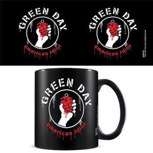Green Day - American Idiot Black Mug in der Gruppe MERCHANDISE / Merch / Pop-Rock bei Bengans Skivbutik AB (5630232)