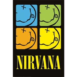 Nirvana - Smiley Squares  91,5 X 61 Cm in der Gruppe MERCHANDISE / Poster / Pop-Rock bei Bengans Skivbutik AB (5630262)