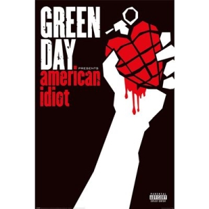 Green Day - American Idiot Album  91,5 X 61 Cm in der Gruppe MERCHANDISE / Merch / Pop-Rock bei Bengans Skivbutik AB (5630271)