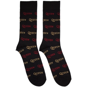 Queen - Logo Repeat Colour Bl Socks in der Gruppe MERCHANDISE / Merch / Nyheter / Pop-Rock bei Bengans Skivbutik AB (5630397)