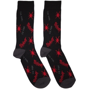 Slipknot - Aop Splat Tesf Uni Bl Socks in der Gruppe MERCHANDISE / Merch / Nyheter / Hårdrock bei Bengans Skivbutik AB (5630403)