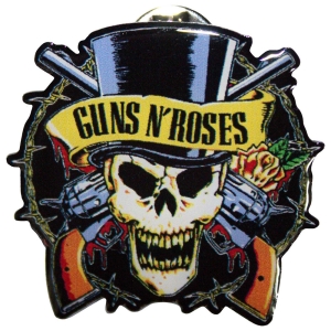 Guns N Roses - Top Hat Pin Badge in der Gruppe MERCHANDISE / Merch / Hårdrock bei Bengans Skivbutik AB (5630516)