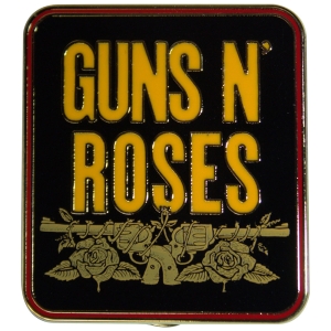 Guns N Roses - Stacked Black Pin Badge in der Gruppe MERCHANDISE / Merch / Nyheter / Hårdrock bei Bengans Skivbutik AB (5630517)