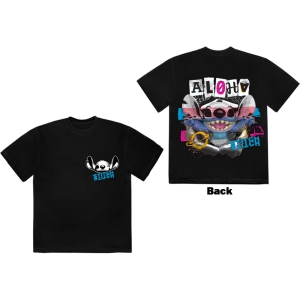 Disney - Stitch Aloha Collage F&B Uni Bl T-Shirt in der Gruppe MERCHANDISE / T-shirt / Nyheter / Film-Musikal bei Bengans Skivbutik AB (5630534r)