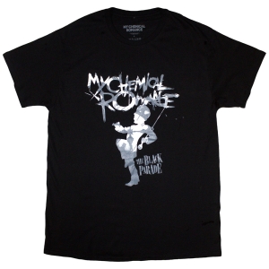 My Chemical Romance - Clock Logo Uni Bl T-Shirt in der Gruppe MERCHANDISE / T-shirt / Pop-Rock bei Bengans Skivbutik AB (5630539r)