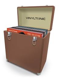 Vinyl Tonic - Pu Leather Lp Case Brown (With Vt04a) in der Gruppe Vinylzubehör bei Bengans Skivbutik AB (5630544)