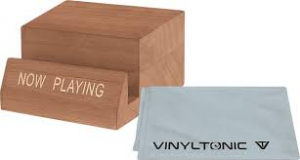 Vinyl Tonic - Now Playing Stand + Microfibre Cloth in der Gruppe Vinylzubehör bei Bengans Skivbutik AB (5630552)