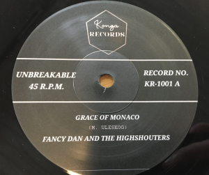 Fancy Dan & The Highshouters - Grace Of Monaco / What A Way To Die in der Gruppe VINYL / Nyheter / Pop-Rock bei Bengans Skivbutik AB (5631387)