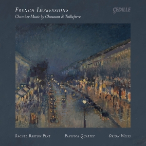 Rachel Barton Pine Pacifical Quart - French Impressions - Chamber Music in der Gruppe CD / Kommande / Klassiskt bei Bengans Skivbutik AB (5632108)