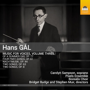 Hans Gal - Music For Voices, Vol. 3 in der Gruppe CD / Kommande / Klassiskt bei Bengans Skivbutik AB (5632207)