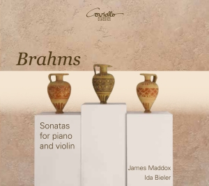 James Maddox & Ida Bieler - Brahms: Sonatas For Piano & Violin in der Gruppe CD / Klassiskt bei Bengans Skivbutik AB (5632413)