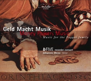B-Five Recorder Consort Johannes W - Money Powers Music - Music For The in der Gruppe CD bei Bengans Skivbutik AB (5632539)