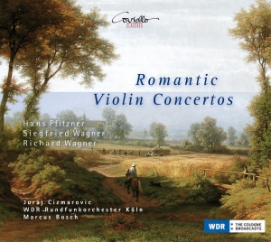 Juraj Cizmarovic - Romantic Violin Concertos in der Gruppe CD / Klassiskt bei Bengans Skivbutik AB (5632541)