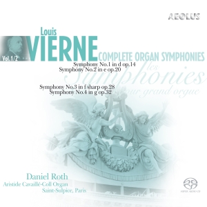 Louis Vierne - Complete Organ Symphonies Vol. 1 & in der Gruppe MUSIK / SACD / Klassiskt bei Bengans Skivbutik AB (5632758)