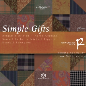 Rundfunkchor Berlin - Simple Gifts: Choral Works in der Gruppe MUSIK / SACD / Klassiskt bei Bengans Skivbutik AB (5632809)