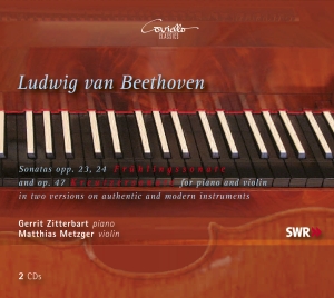 Beethoven Ludwig Van - Sonatas For Piano & Violin Opp.23/2 in der Gruppe CD / Klassiskt bei Bengans Skivbutik AB (5632830)