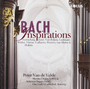 Peter Van De Velde - Bach-Inspirations On The Metzler & in der Gruppe CD / Klassiskt bei Bengans Skivbutik AB (5632867)