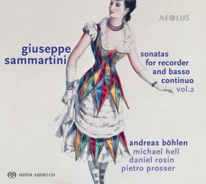 Giuseppe Sammartini - Sonatas For Recorder And Basso Cont in der Gruppe MUSIK / SACD / Klassiskt bei Bengans Skivbutik AB (5632905)