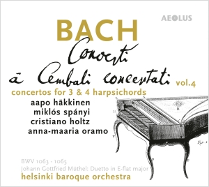 Bach J S - Concertos For 3 & 4 Harpsichords, V in der Gruppe MUSIK / SACD / Klassiskt bei Bengans Skivbutik AB (5632913)