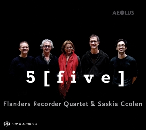 Flanders Recorder Quartet Saskia C - 5 (Five) in der Gruppe MUSIK / SACD / Klassiskt bei Bengans Skivbutik AB (5632924)