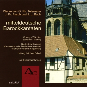 Telemann/Fasch/Bach J.L. - German Baroque Cantatas Vol. 1 in der Gruppe CD bei Bengans Skivbutik AB (5633059)