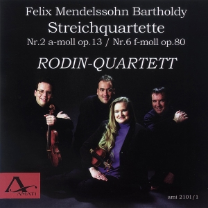 Felix Mendelssohn - String Quartets Nos. 2 & 6 in der Gruppe CD bei Bengans Skivbutik AB (5633065)