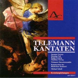 Telemann G P - Cantatas Twv 1:1328,1:1313,1:254 in der Gruppe CD / Klassiskt bei Bengans Skivbutik AB (5633069)