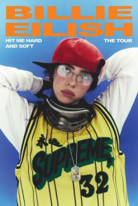 Billie Eilish - Supreme 91,5 X 61 Cm in der Gruppe MERCHANDISE / Merch / Pop-Rock bei Bengans Skivbutik AB (5633415)