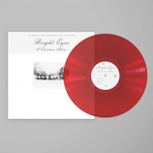 Bright Eyes - Split Seams/Vikt Hörn A Christmas Album (Clear Red) in der Gruppe VINYL / Julmusik bei Bengans Skivbutik AB (5634161)