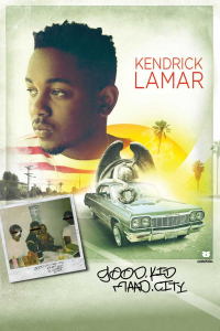 Kendrick Lamar  - Go Kid Mad City 91,5 X 61 Cm in der Gruppe Merchandise bei Bengans Skivbutik AB (5634269)