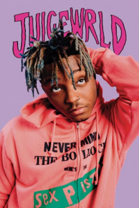 Juice Wrld - Never Mind 91,5 X 61 Cm in der Gruppe Merchandise bei Bengans Skivbutik AB (5634270)
