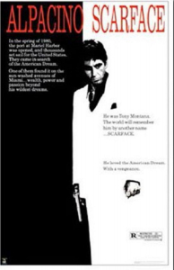 Movie Poster - Scarface 91,5 X 61 Cm in der Gruppe Merchandise bei Bengans Skivbutik AB (5634295)