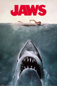 Movie Poster - Jaws - Key Art 91,5 X 61 Cm in der Gruppe Merchandise bei Bengans Skivbutik AB (5634307)