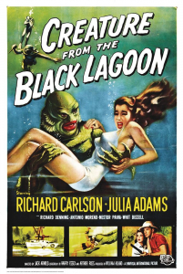 Movie Poster - Creature From The Black Lagoon 91,5 X 61 Cm in der Gruppe Merchandise bei Bengans Skivbutik AB (5634315)