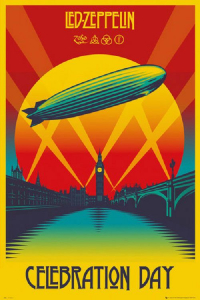 Led Zeppelin  - Celebration Day 91,5 X 61 Cm in der Gruppe Merchandise bei Bengans Skivbutik AB (5634339)