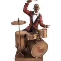 Jazz Statyett - Trummor (Höjd Ca 27Cm) in der Gruppe MERCHANDISE / Accessoarer /  bei Bengans Skivbutik AB (5634968)