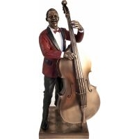 Jazz Statyett - Kontrabas (Höjd Ca 34Cm) in der Gruppe MERCHANDISE / Accessoarer /  bei Bengans Skivbutik AB (5634969)