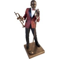 Jazz Statyett - Sångare (Höjd Ca 29Cm) in der Gruppe MERCHANDISE / Accessoarer /  bei Bengans Skivbutik AB (5634970)