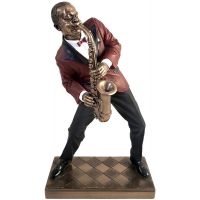 Jazz Statyett - Altsaxofon (Höjd Ca 26Cm) in der Gruppe MERCHANDISE / Accessoarer /  bei Bengans Skivbutik AB (5634971)