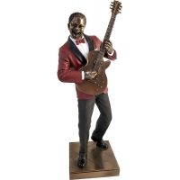 Jazz Statyett - Elgitarr (Höjd Ca 33Cm) in der Gruppe MERCHANDISE / Accessoarer /  bei Bengans Skivbutik AB (5634972)