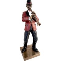 Jazz Statyett - Klarinett (Höjd Ca 31Cm) in der Gruppe MERCHANDISE / Accessoarer /  bei Bengans Skivbutik AB (5634973)