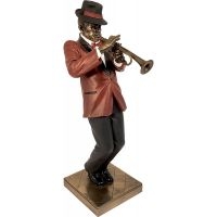 Jazz Statyett - Trumpet (Höjd Ca 30Cm) in der Gruppe MERCHANDISE / Accessoarer /  bei Bengans Skivbutik AB (5634974)