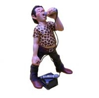 Rock Statyett - Sångare (Höjd Ca 19Cm) in der Gruppe MERCHANDISE / Accessoarer / Pop-Rock bei Bengans Skivbutik AB (5634979)