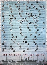 Jazz Poster 70X100 - The Golden Era Of Swing (1917-1946) in der Gruppe MERCHANDISE / Accessoarer /  bei Bengans Skivbutik AB (5634983)