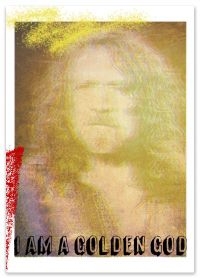 Led Zeppelin - Konsttryck Robert Plant (Ca 30X40cm in der Gruppe MERCHANDISE / Accessoarer / Hårdrock bei Bengans Skivbutik AB (5635310)