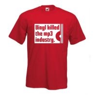 Vinyl Killed The Mp3 Industry - T-Shirt (Small) in der Gruppe MERCHANDISE / T-shirt / Pop-Rock bei Bengans Skivbutik AB (5635569)