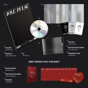 Treasure - Love Pulse in der Gruppe Minishops / K-Pop Minishops / TREASURE bei Bengans Skivbutik AB (5635683)