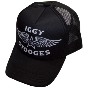 Iggy & The Stooges - Mesh Back: Wings - Black Cap in der Gruppe MERCHANDISE / Merch / Nyheter / Punk bei Bengans Skivbutik AB (5635717)