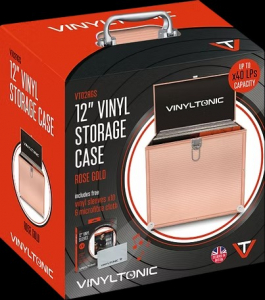 Vinyl Tonic - Rose Gold Lp Case (With Cloth & 10Pk Sleeves) in der Gruppe UNSERE TIPPS / Vinyltonic bei Bengans Skivbutik AB (5635810)